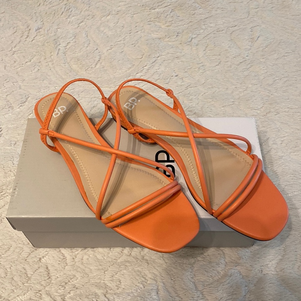 Coral sandals